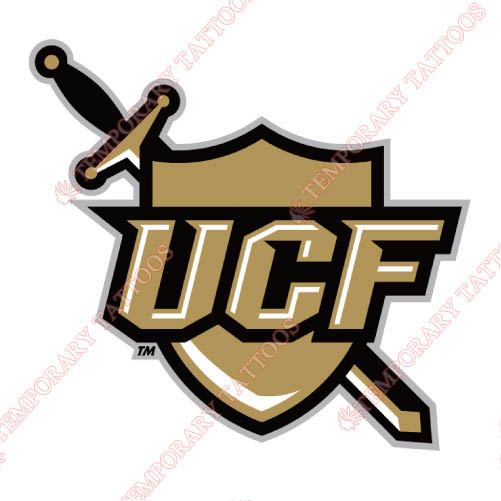 Central Florida Knights Customize Temporary Tattoos Stickers NO.4118